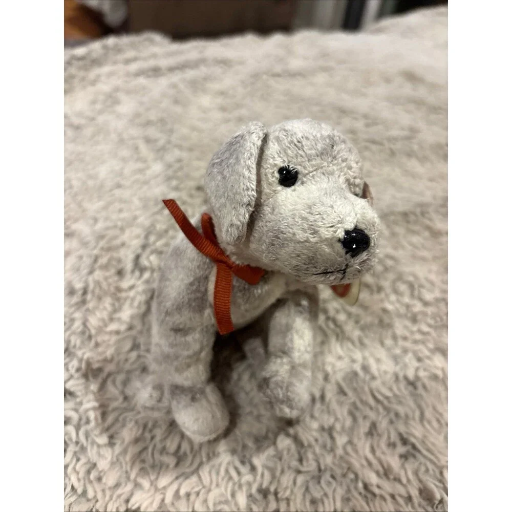 Ty Beanie Baby Tricks Dog Kids Small Grey Excellent‎ 2000 Collection Plush Toy